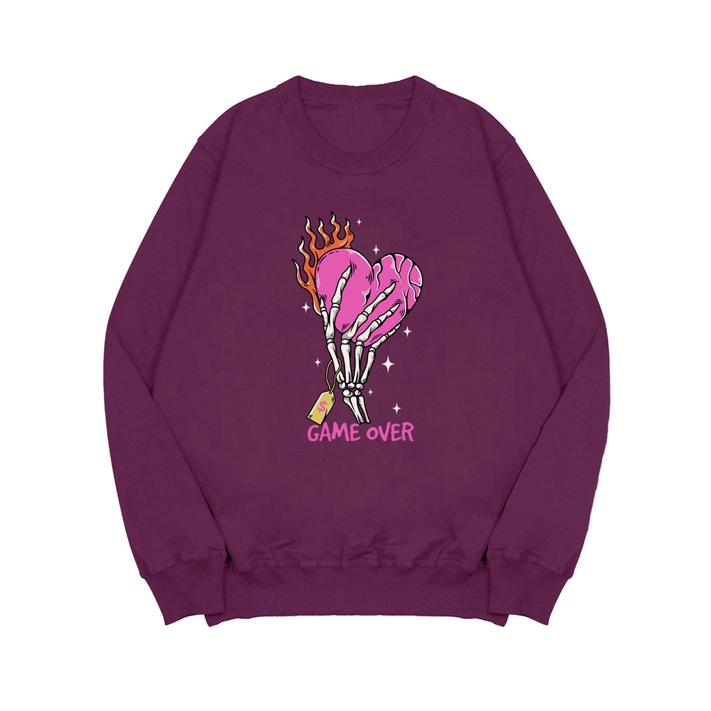 Sweater Pria Love is Game Pria Fleece M - XXL