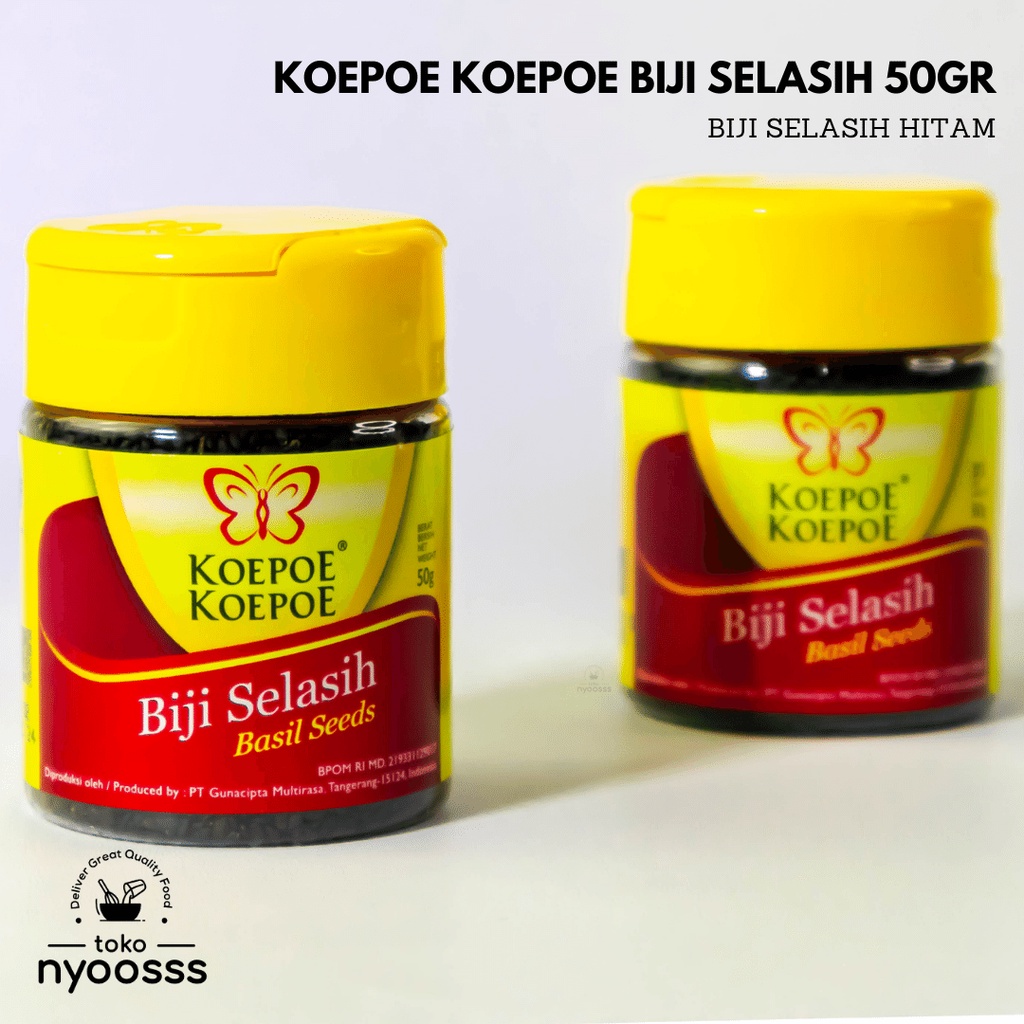 

Koepoe Koepoe Biji Selasih 50gr