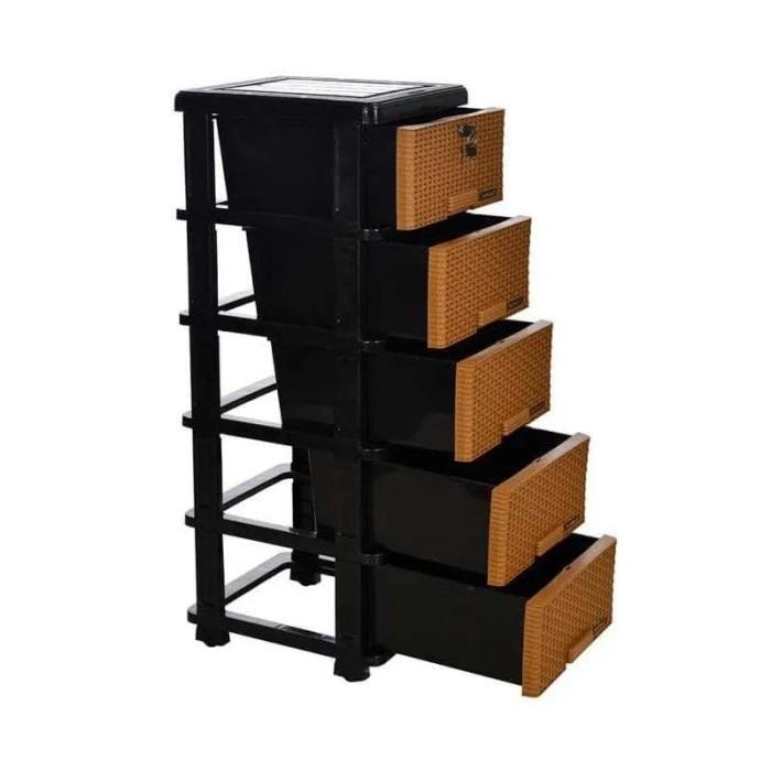 Promo RAK LACI NAPOLLY 5 SUSUN KUNCI CONTAC 500