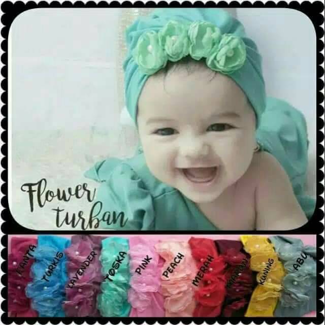 Turban Bayi Bunga, Turban Flower