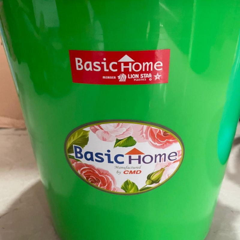 LION STAR - BASIC HOME / EMBER PLASTIK WARNA GAGANG PLASTIK 10 - 15 LITER