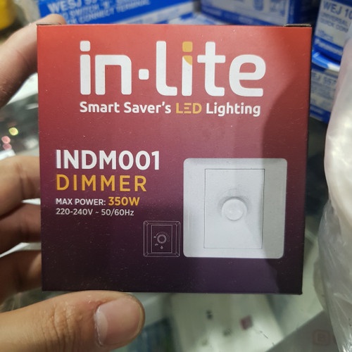 PERTUKANGAN PERLENGKAPAN LISTRIK SAKLAR DIMMER INBOW INLITE 350W 220V