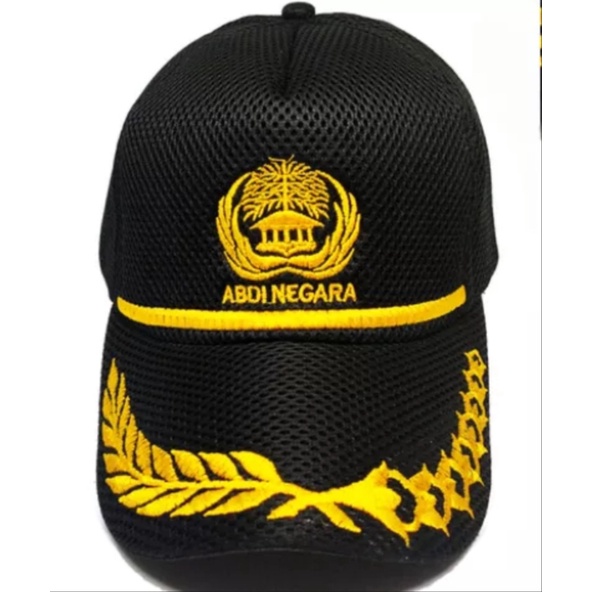 Topi Pria / Wanita Padi dan Kapas Double Mess / Jaring / Topi bordir Garuda Padi dan Kapas/nkri/kopa