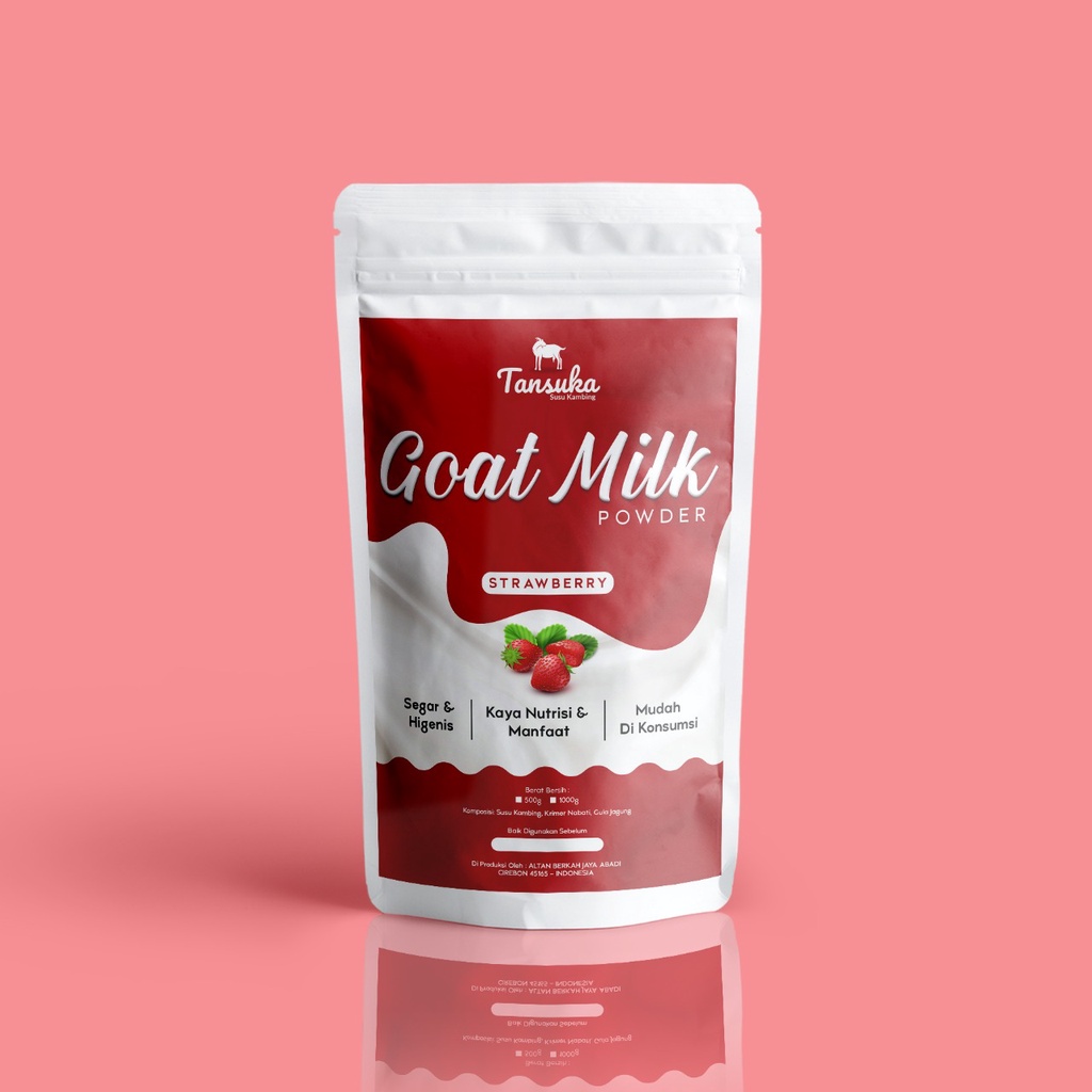 

Susu Kambing Etawa - Susu Kambing Murni 1 Kg - Rasa Strawberry - Obat Herbal, Susu Hemat - Grid 1.