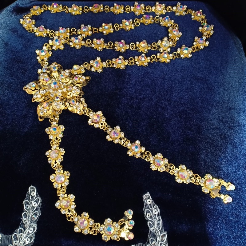 kalung pengantin pria/karset