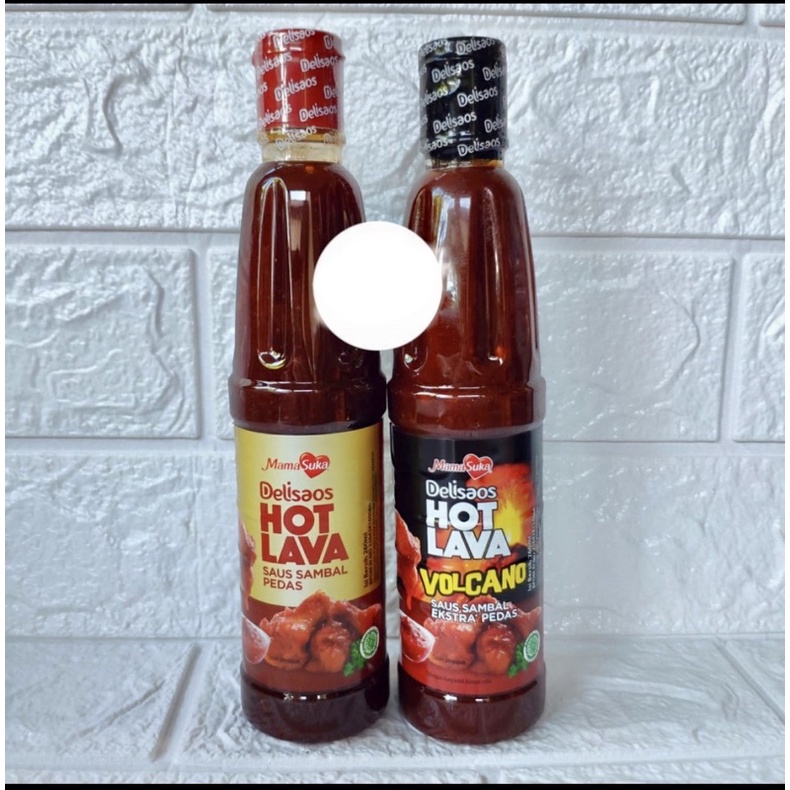 

HOT LAVA - VOLCANO Mamasuka Delisaos 260 ml Saus Sambal Pedas HALAL
