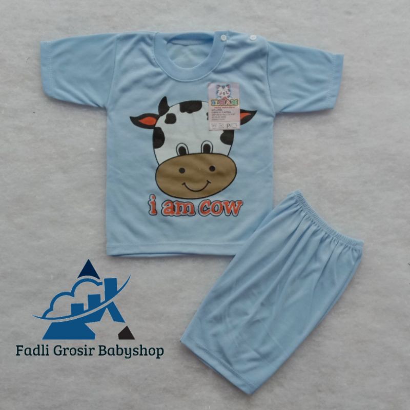 Stelan Bayi Motif Sapi Terbaru