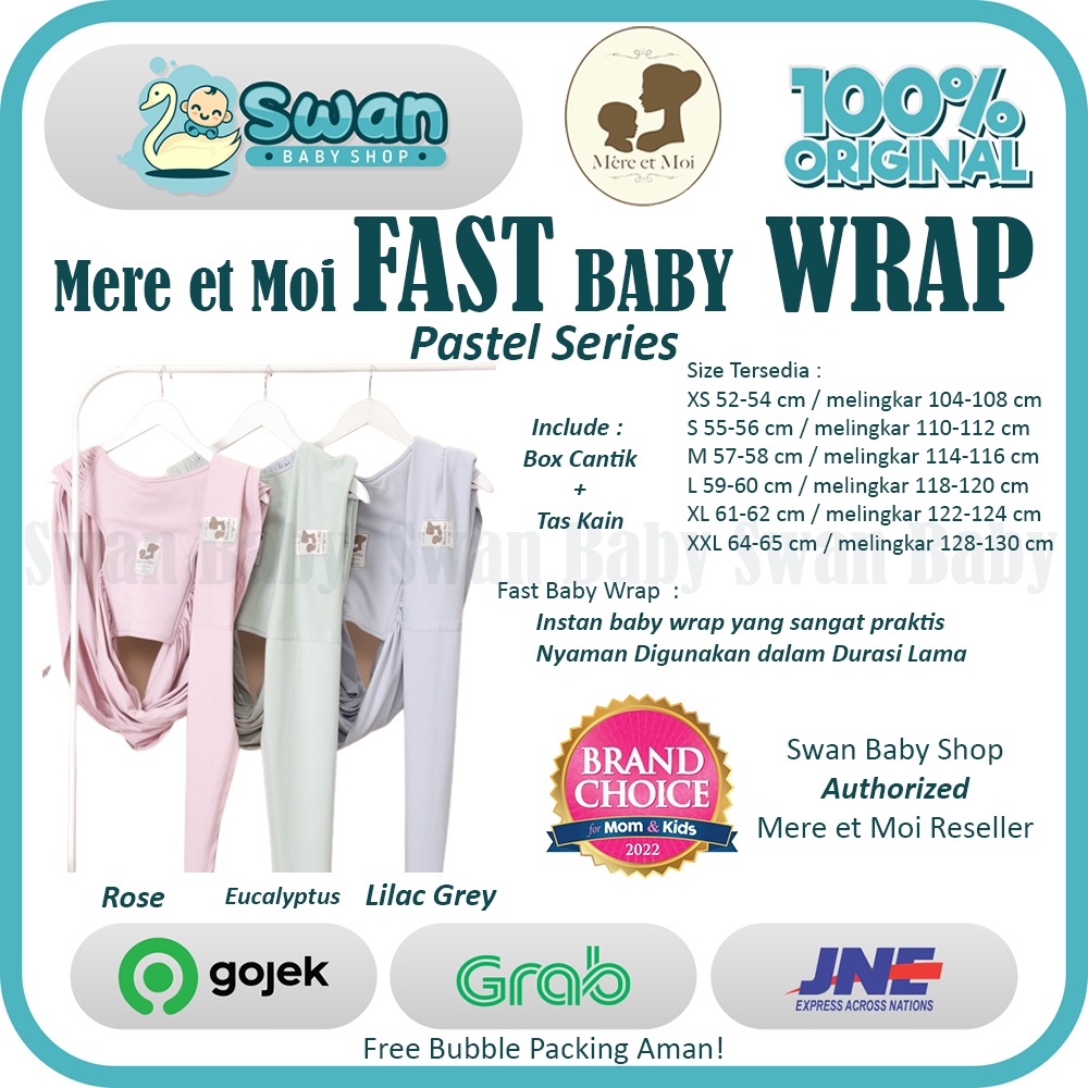 Mere - Fast Baby Wrap Pastel Series Mere et Moi / Baby Wrap / Geos