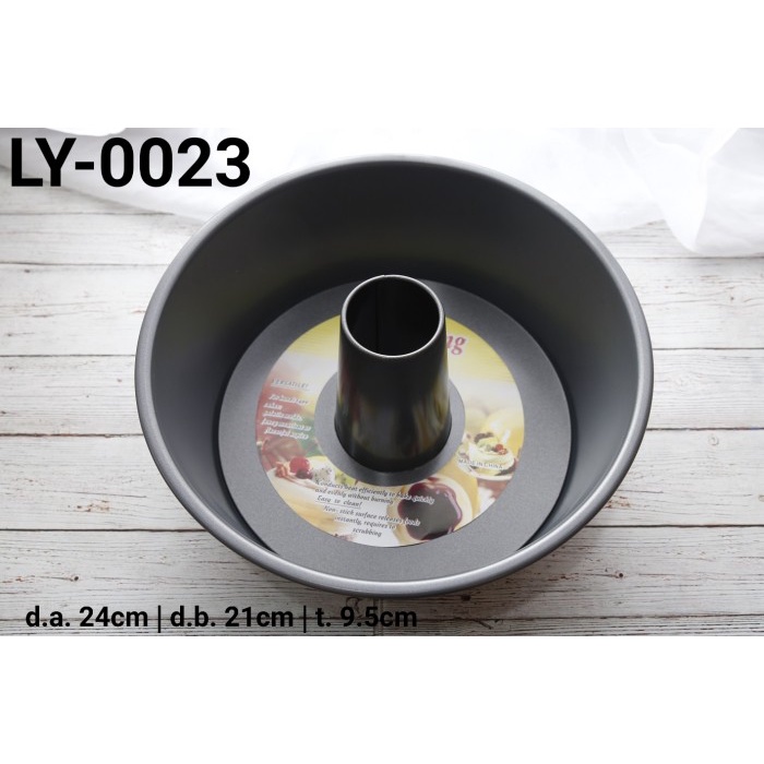 

KUE-PENGHIAS-ALAT- LY-0023 LOYANG CHIFFON CAKE PAN LOYANG SIFON TEFLON ANTI LENGKET 24CM -ALAT-