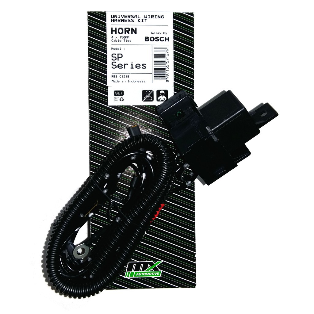 Kabel Set Relay Klakson MX 12V Universal Untuk Segala Macam Merk Klakson Bosch Hella Denso