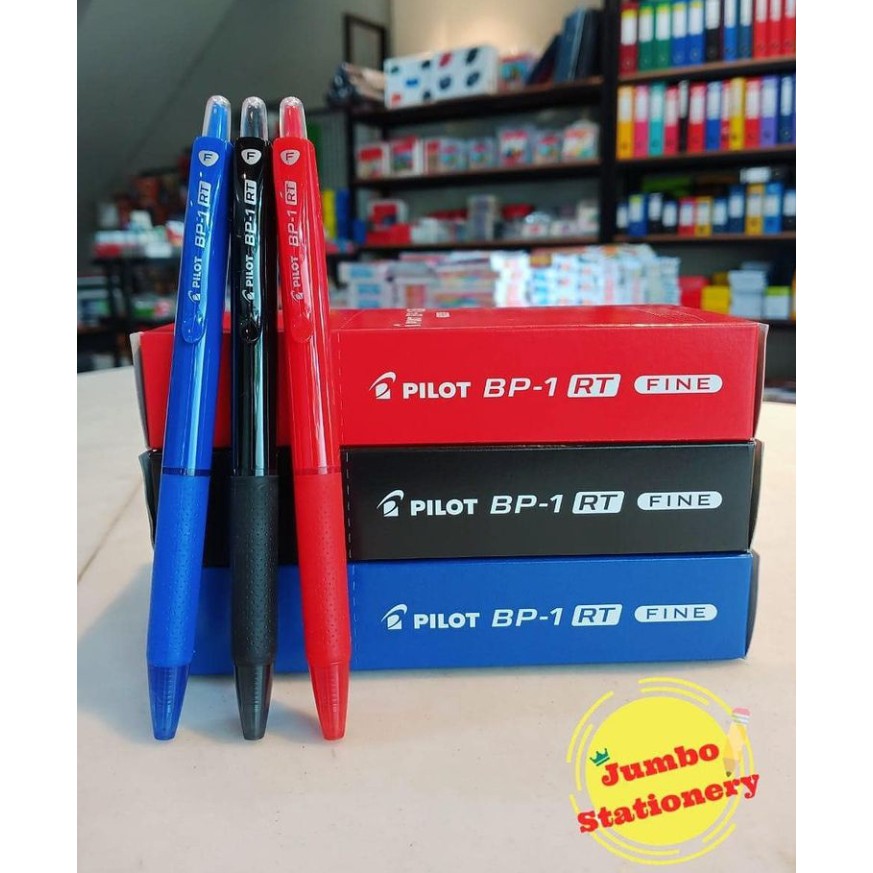 Pulpen Pilot Merah BP-1 RT Medium Jual per pcs