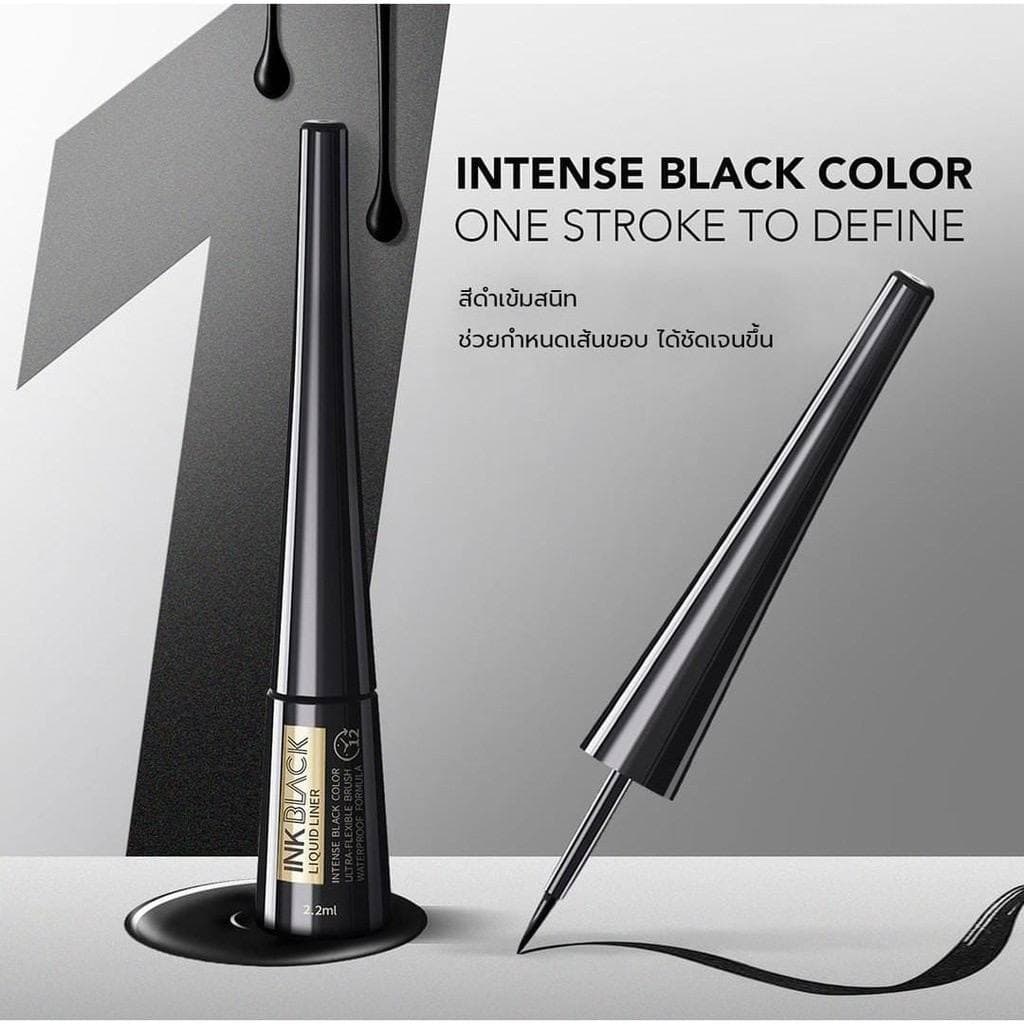 YOU-INK BLACK LIQUID LINER (EYELINER) 2.2ml