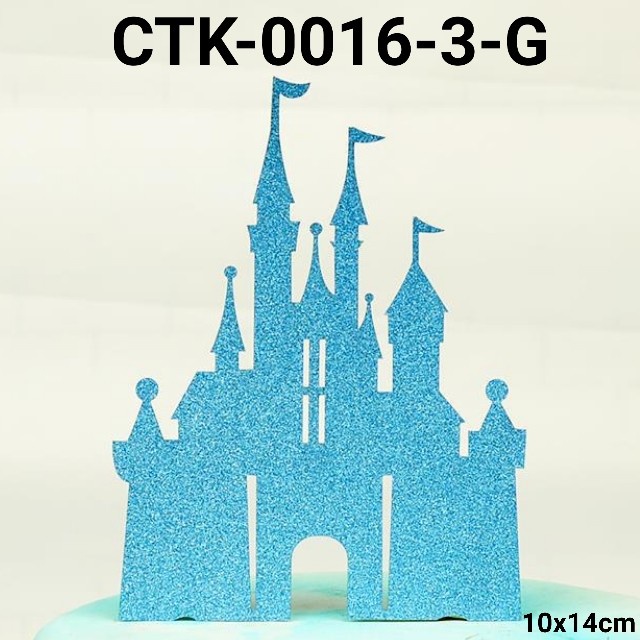 

GR-CTK-0016 CAKE TOPPER KERTAS HIASAN KUE ISTANA CASTLE PRINCESS DISKON GEDE