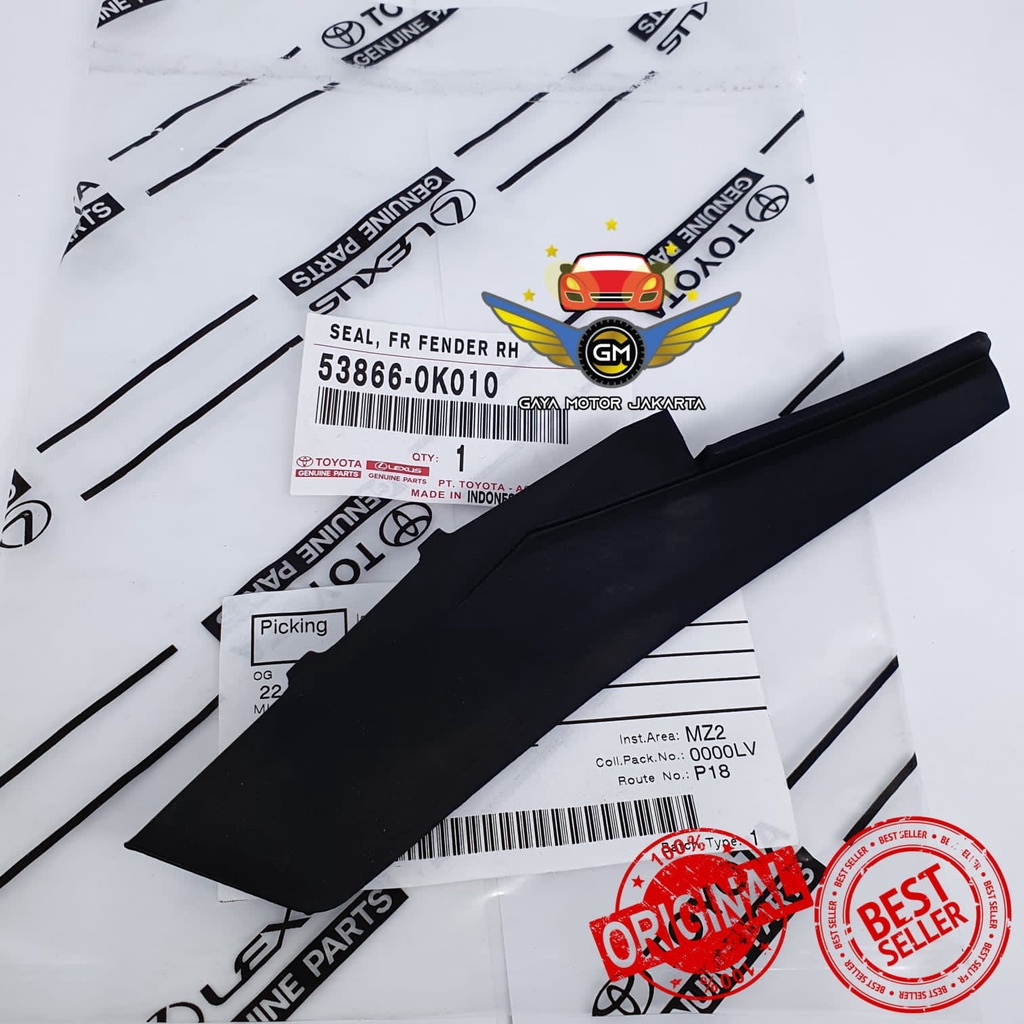 Seal Karet Samping Panggangan Sate Depan Kanan Innova 53866-0K010