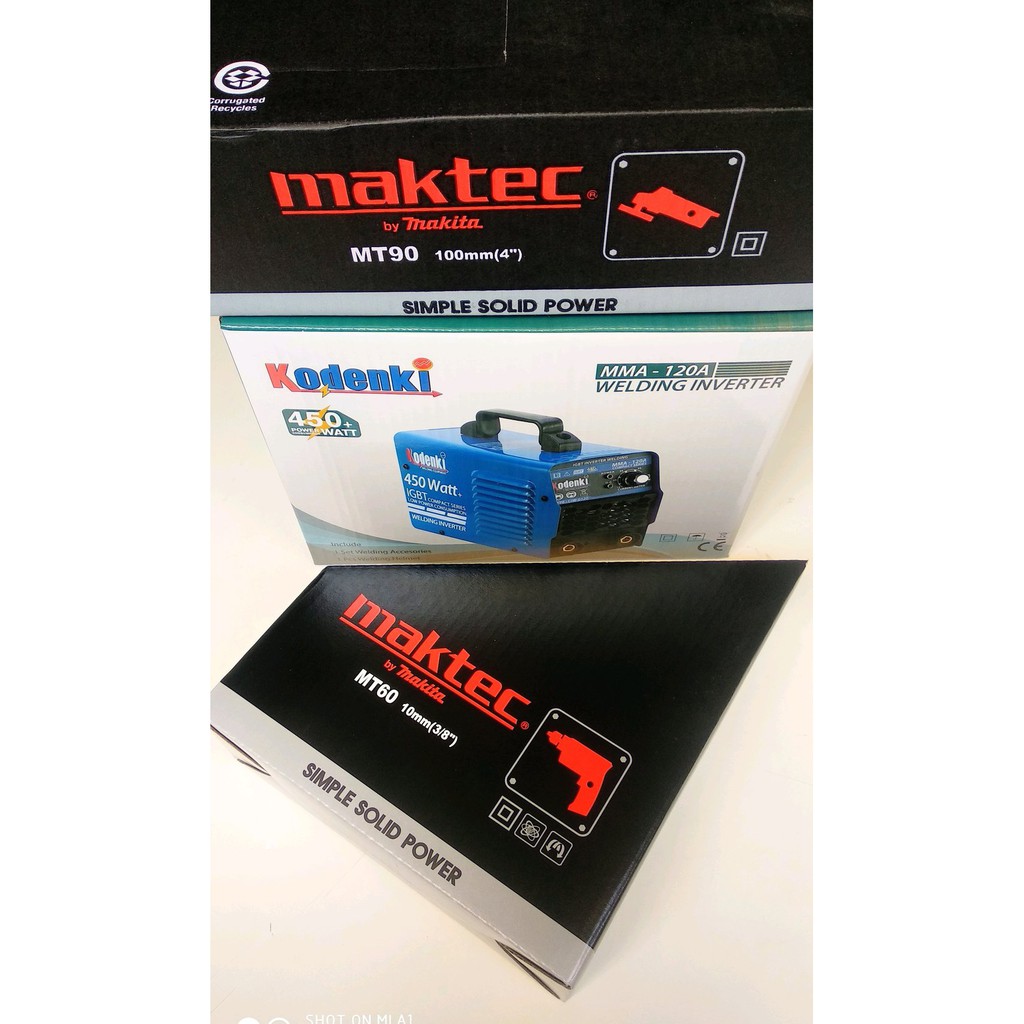 PROMO Paket mesin las kodenki-mesin bor-mesin gerinda maktec