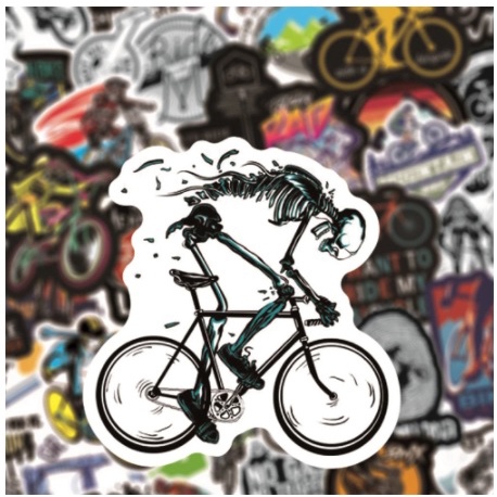 Sticker Bomb Sepeda laptop gitar helm 053
