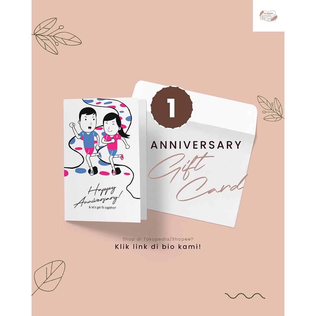 

Anniversary Greetings Card (Kartu Ucapan Couple / Pasangan)