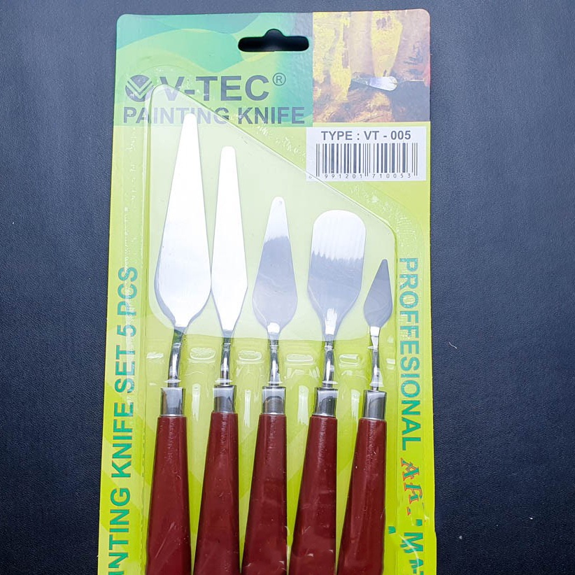 

Painting Knife / Pisau Palet V-Tec Set 5 Vt-005