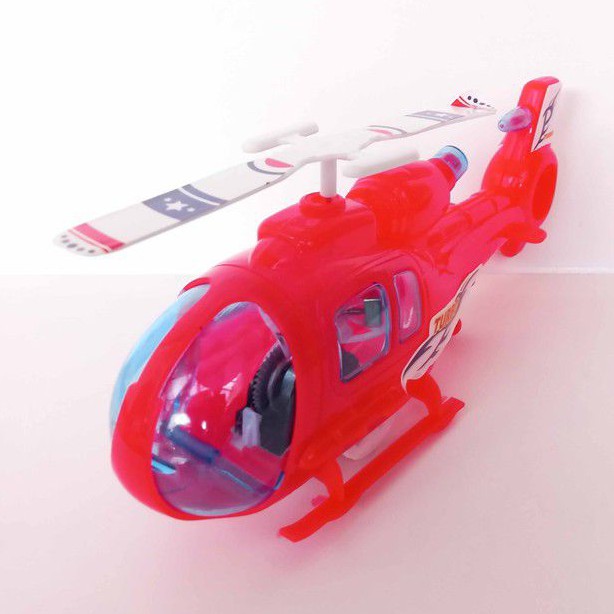 Mainan Kendaraan Heli Turbo Lampu Multiwarna