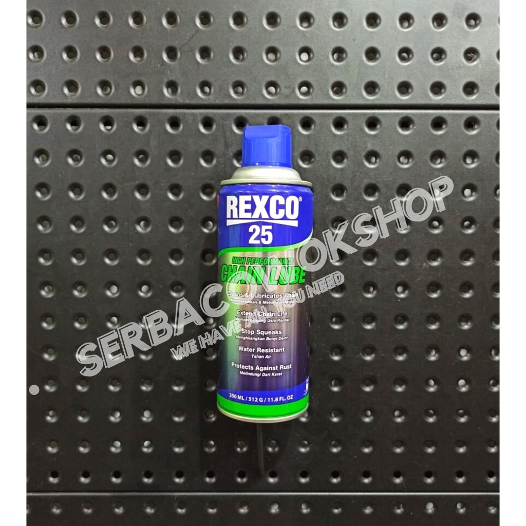 REXCO Chainlube 25 350 ml Pelumas Minyak Rantai Sepeda Motor Khusus AREA JAWA Termurah Berkualitas