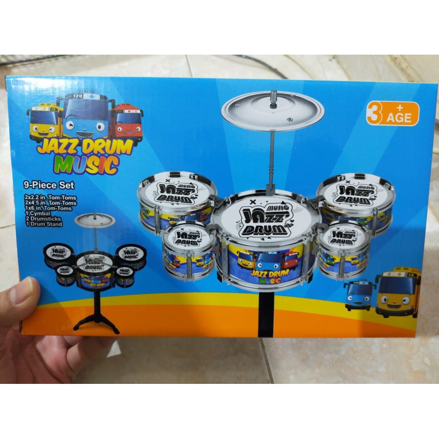 Mainan Anak JAZZ DRUM MAINAN ANAK DRUM SET MURAH MERIAH