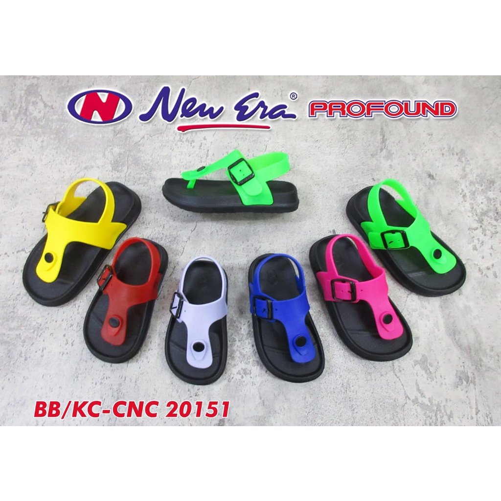 gos NEW ERA BB/KC-CNC 20151 Sandal Japit Anak Laki Laki Tali Belakang Karet Original