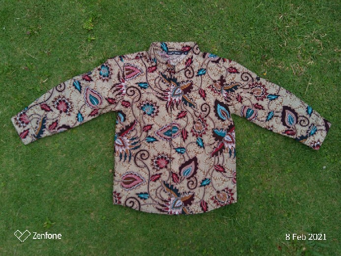 Kemeja Koko Batik Anak Lengan Panjang Katun Halus Series By Nattaline