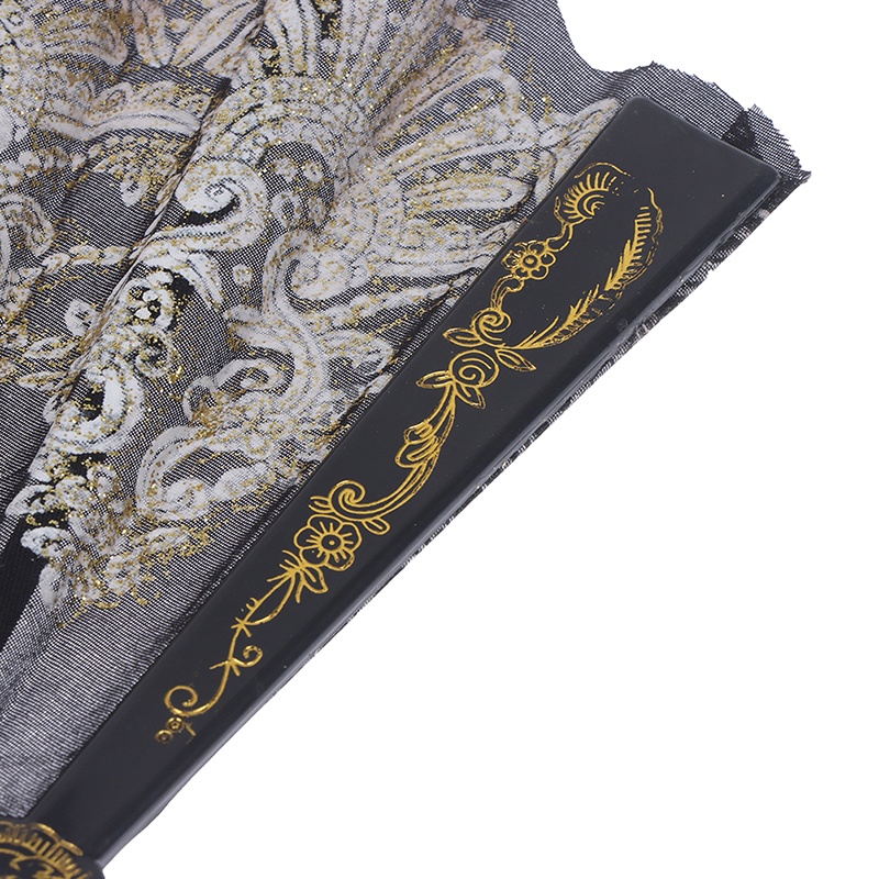 Kipas Lipat Bahan Lace Sutra Gaya Spanyol Untuk Pesta Pernikahan