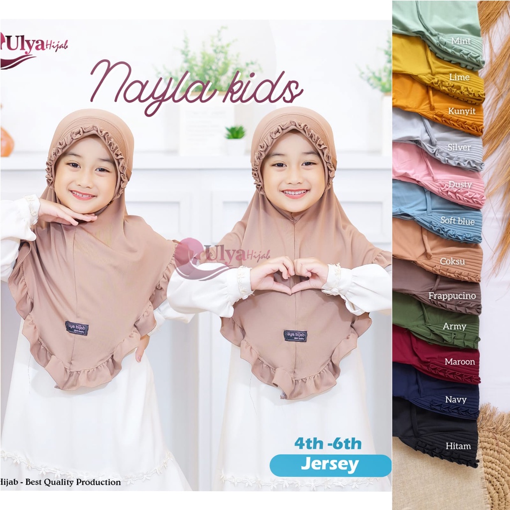 Jual HIJAB ANAK ULYA KIDS NAYLA JERSEY Indonesia|Shopee Indonesia
