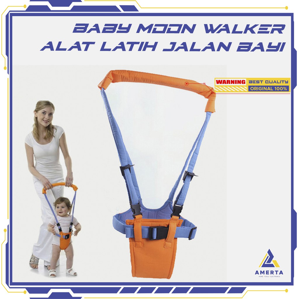 Alat Latihan Jalan Bayi Baby Moon Walker Assistant Harnesses