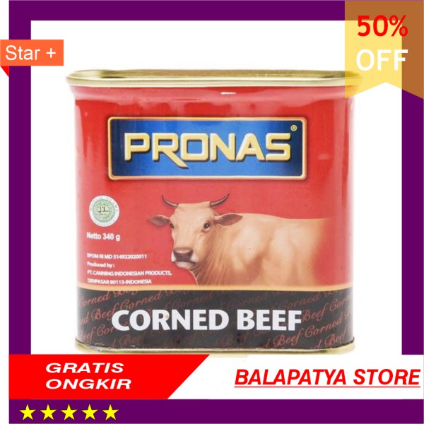 

LIMITED EDITION!!! Pronas Corned Beef Kornet Daging Sapi 340gr