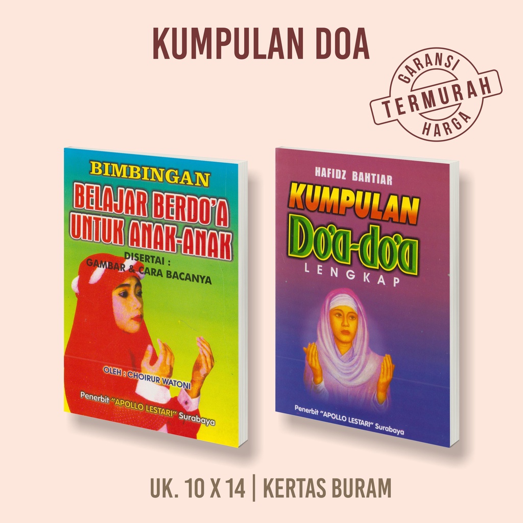 Buku Anak Islami Doa Doa Seri Belajar Berdoa Anak Dengan Gambar dan Kumpulan Doa Doa