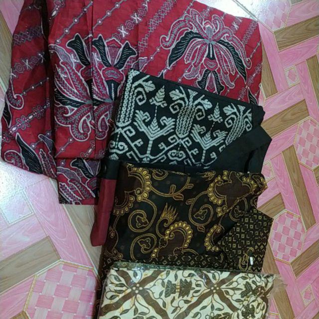 Bswart Batik Hrb026 Kenongo Hem Pendek Padi Pekalongan M L Xl Batik Pria Murah Modern Grosir