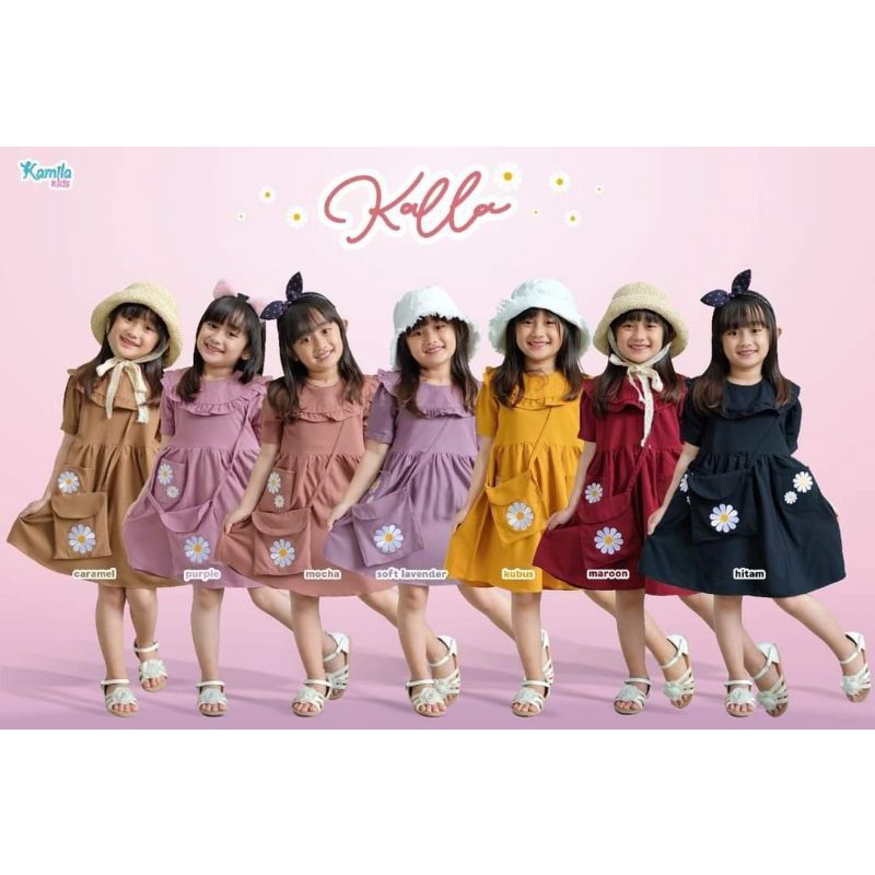 Kalla Tunik Pendek by Kamila Kids