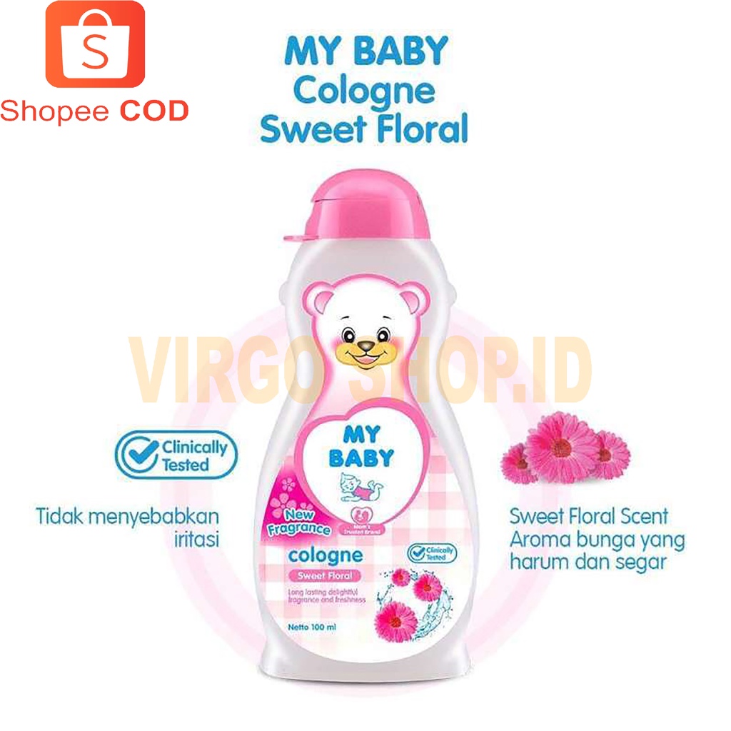 My Baby Cologne Soft &amp; Gentle Sweet Floral 100ml / Parfume Cologne Baby / Parfum / Parfum Bayi / Baby Cologne / Parfum Baby / Parfume