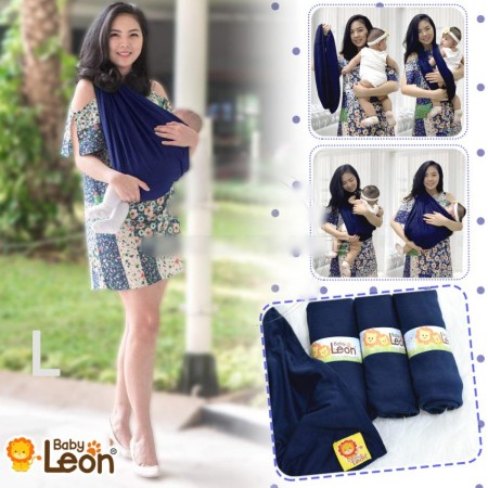 BABY LEON Gendongan Bayi Kaos Blue Navy