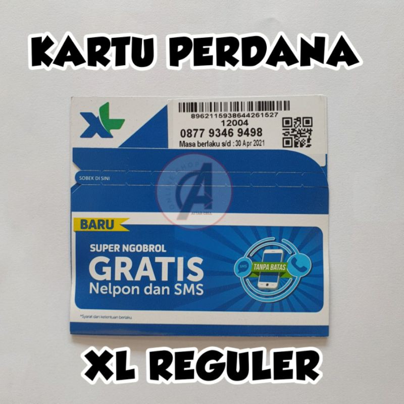Kartu perdana XL GRATIS nelpon dan sms