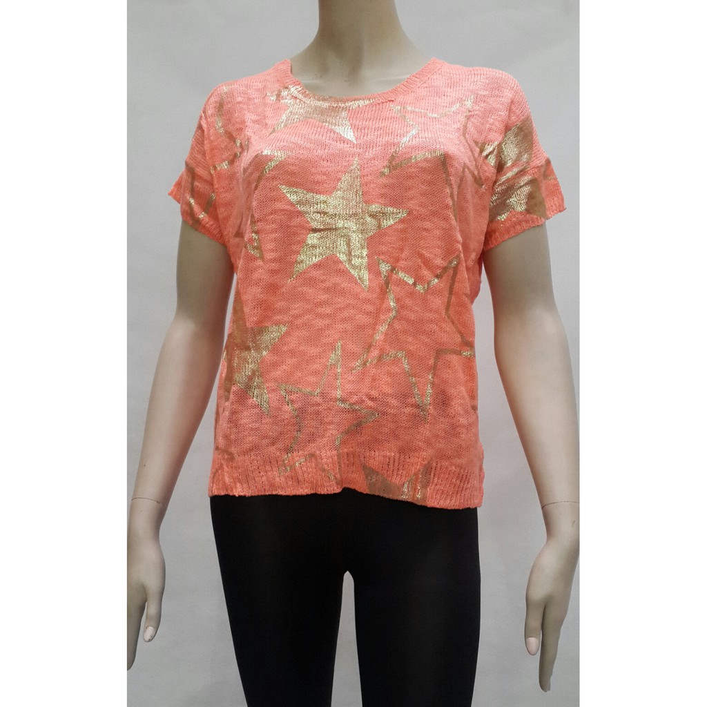 PRODUCT 0191 8a Blus Rajut Import / Atasan Lengan Pendek / Blus Premium