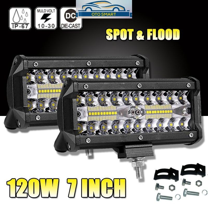 LAMPU TEMBAK SOROT LED CWL 40LED  MOTOR/MOBIL 12V-24V WORKLIGHT