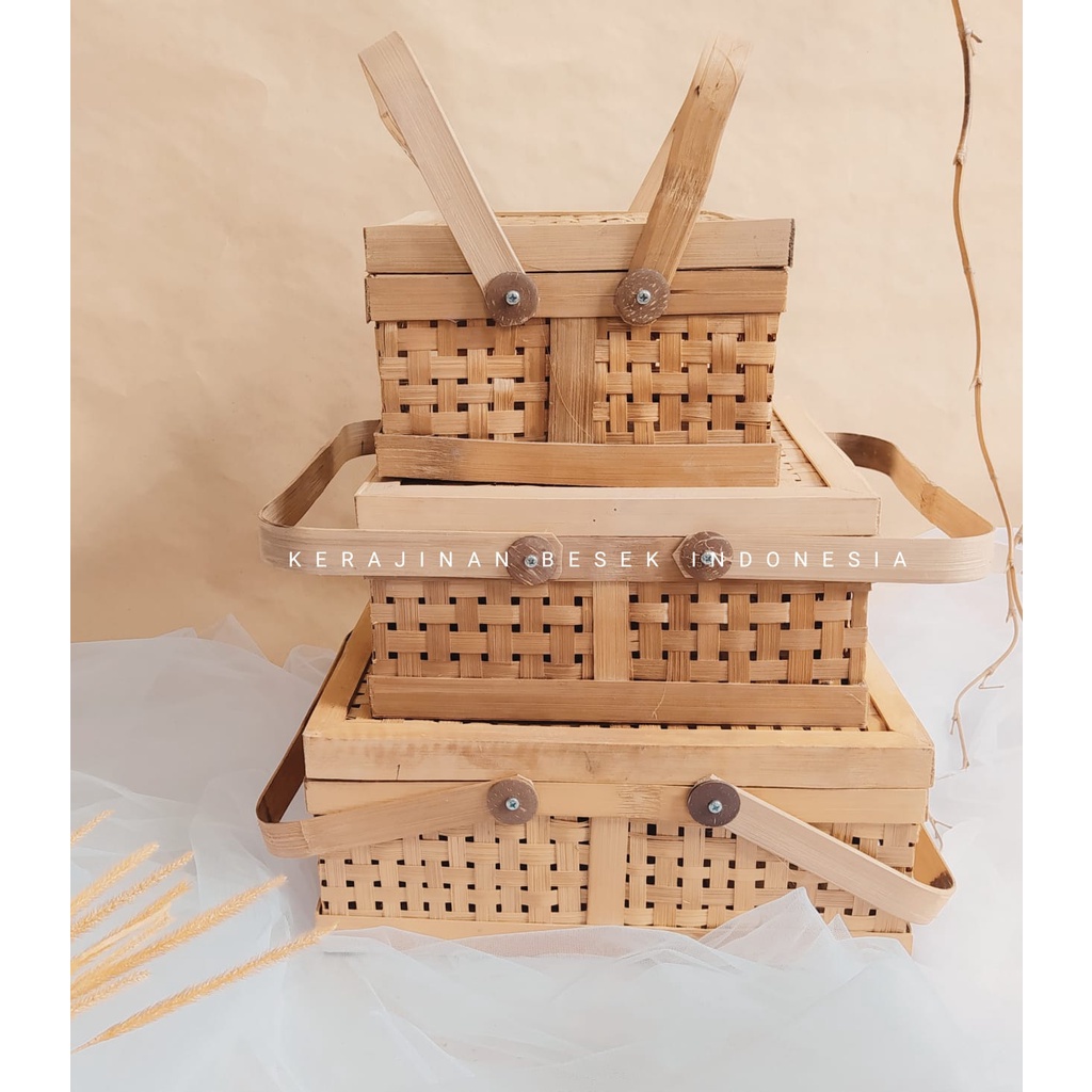 PARSEL KOTAK BERTUTUP // Parsel murah// Parsel hampers// Kotak piknik// Parsel unik// Parcel murah//