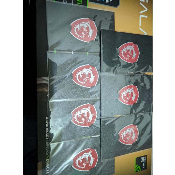 Stiker / Logo / Emblem Msi Gaming Ori