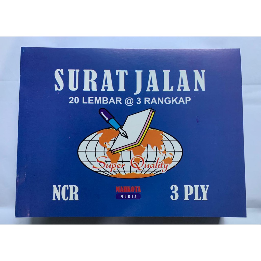 

SURAT JALAN 3 PLY NCR, 7 BUKU, BERAT 945 GRAM