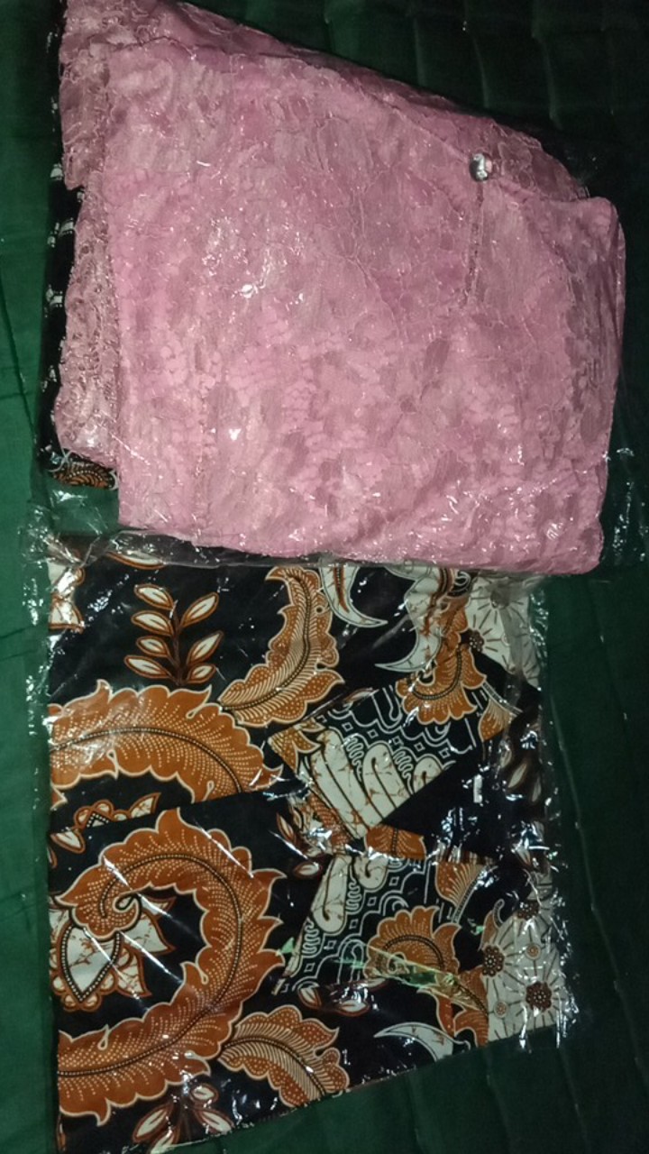 Batik Couple Pinguin Brokat Ori Ndoro Jawi Nagaya Pendek