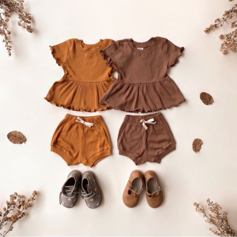 BOHOPANNA - CHLOE SET BOHOPANNA - SET BAJU ANAK - DRESS ANAK - PAKAIAN ANAK