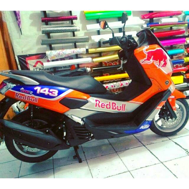 Sticker Decal Nmax Lama RedBull Fullwrap