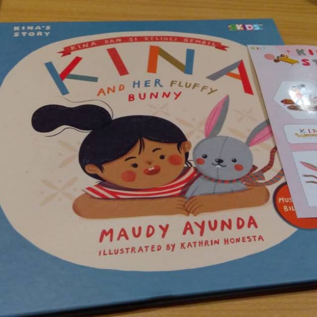 Kina and her fluffy bunny