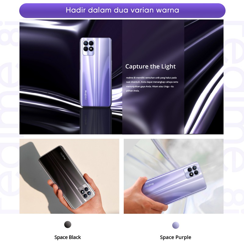 realme 8i RAM 4GB/6GB ROM 64GB/128GB Garansi Resmi Original handphone realme murah HP realme 8i baru 2021terbaru bisa cod bisa cicilan 0% bunga pinjaman Gratis ongkir 100% 4gb+64gb/6gb+128gb-2