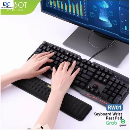 ROBOT RW01 Anti-Slip Ergonomic Design Keyboard Wrist Rest Pad