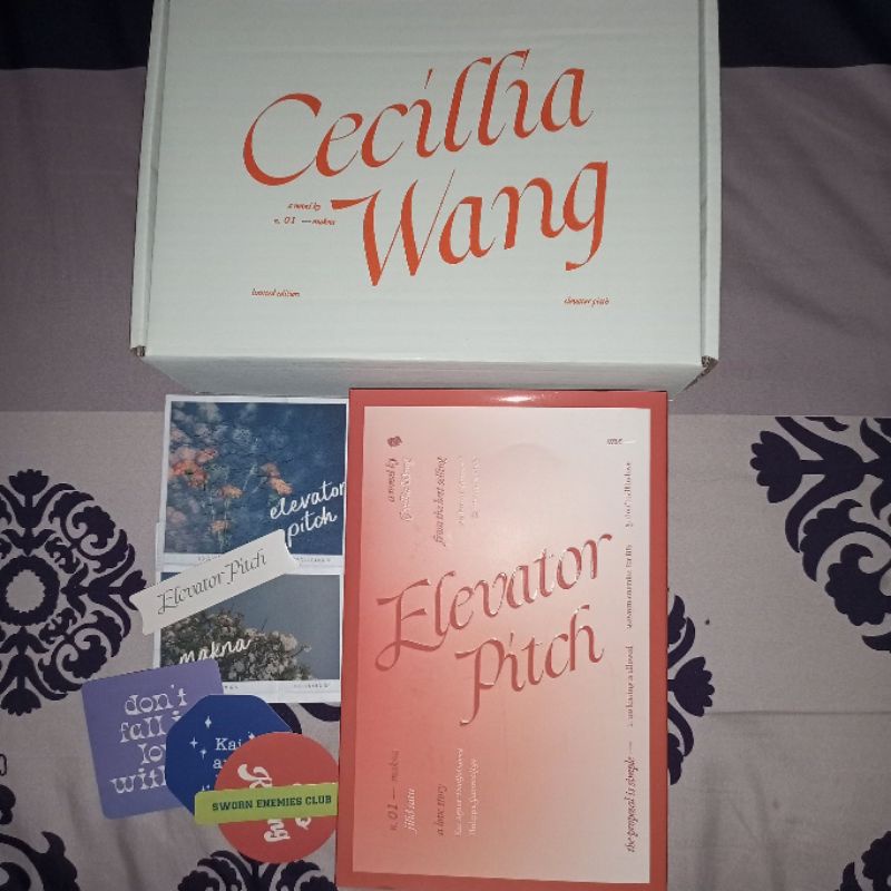 Preloved novel elevator pitch + merchandise cecillia wang