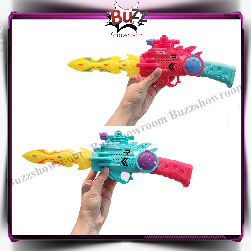 Gun Sword 2 in 1 Mainan Edukasi Anak Deformation Sword Gun